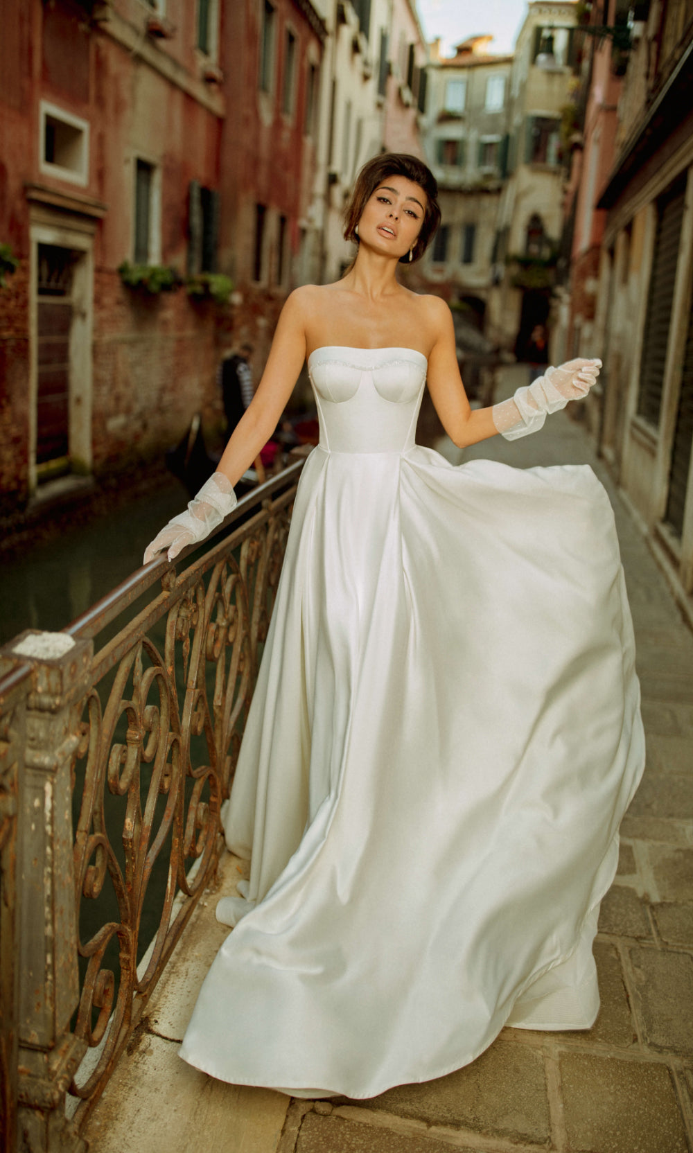 white rara dress Angelina wedding by Avis Rara Avis, Bliss New Wedding